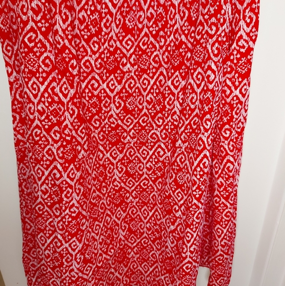 Addition Elle Red & White Cotton Dress - Picture 7 of 11